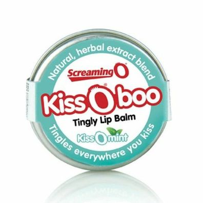 Screaming O KissOBoo Pfefferminzprickelnder Lippenbalsam, 0.1 kg
