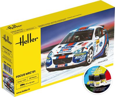 Heller 1:43 56196 Starter KIT Focus WRC'01