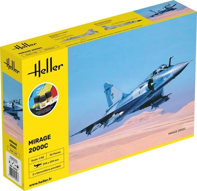 Heller 1:48 56426 Starter KIT Mirage 2000 C