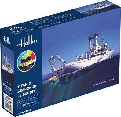Heller 1:200 56615 Starter KIT Titanic Searcher Le Suroit