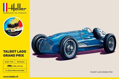 Heller 1:24 56721 Starter KIT Talbot Lago Grand Prix
