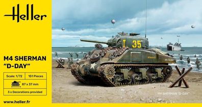 Heller 1:72 79892 M4 Sherman D-Day