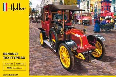 Heller 1:24 30705 Renault Taxi Type AG
