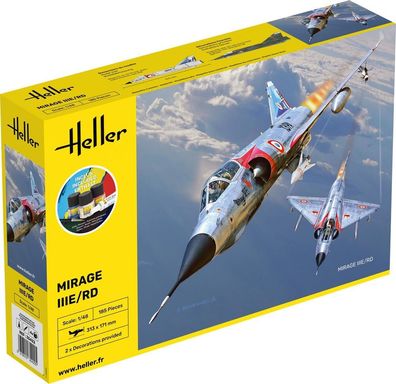Heller 1:48 35422 Starter KIT Mirage IIIE/ RD