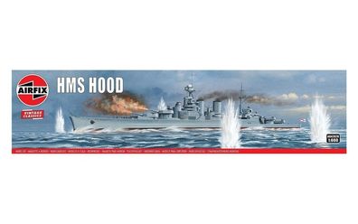 Airfix 1:600 A04202V HMS Hood, Vintage Classics