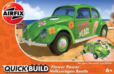 Airfix J6031 Quickbuild VW Beetle 'Flower Power' - NEU