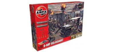 Airfix 1:76 A50156A D-Day 75th Anniversary Sea Assault Gift Set