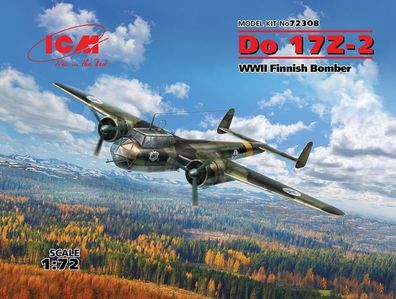 ICM 1:72 72308 Do 17Z-2, WWII Finnish Bomber