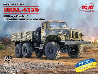 ICM 1:72 72708 URAL-4320, Military Truck of the Armed Forces of Ukraine