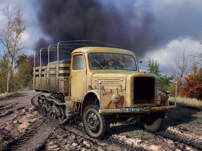 ICM 1:35 35453 KHD S3000/ SS M Maultier WWII German Semi-Tracked Truck