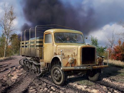 ICM 1:35 35453 KHD S3000/SS M Maultier WWII German Semi-Tracked Truck