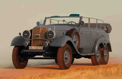 ICM 1:35 35538 Typ G4 (Kfz.21), WWII German Staff Car