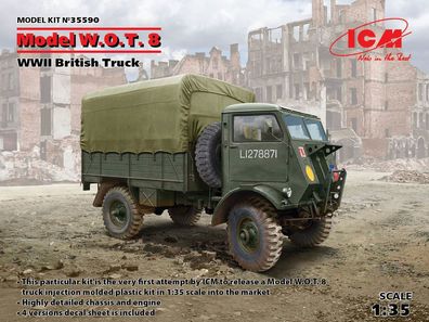 ICM 1:35 35590 Model W.O.T.8, WWII British Truck