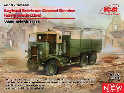 ICM 1:35 35602 Leyland Retriever General Service (early production), WWII British Tru