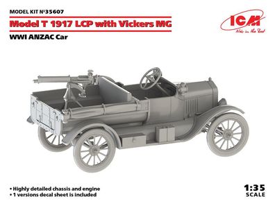 ICM 1:35 35607 Model T 1917 LCP with Vickers MG, WWI ANZAC Car