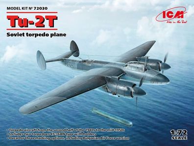 ICM 1:72 72030 Tu-2T, Soviet torpedo plane