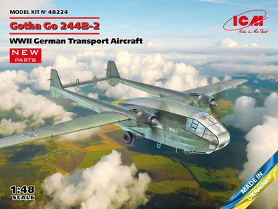 ICM 1:48 48224 Gotha Go 244B-2, WWII German Transport Aircraft - NEU