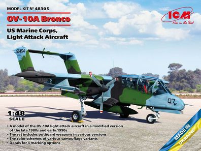 ICM 1:48 48305 OV-10A Bronco US Marine Corps, Light Attack Aircraft