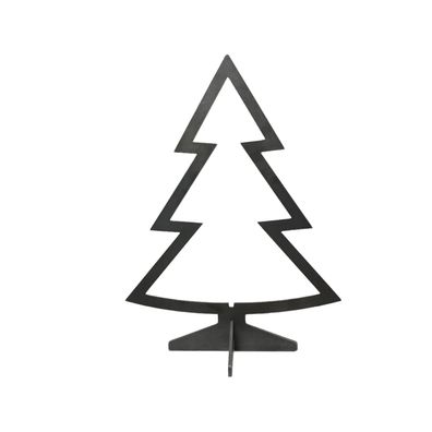 Weihnachtsbaum Metall Tischdeko 30x40cm Außen Innen Stahl 4mm