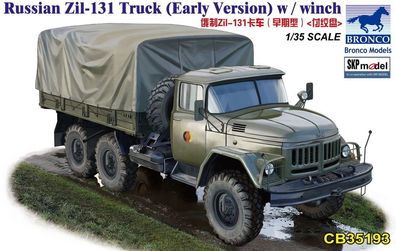 Bronco Models 1:35 CB35193 Russian Zil-131 Truck (Early Version) w/ winch