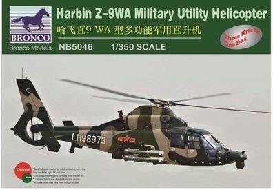 Bronco Models 1:350 NB5046 Harbin / /9WA Military Utility Helicopter