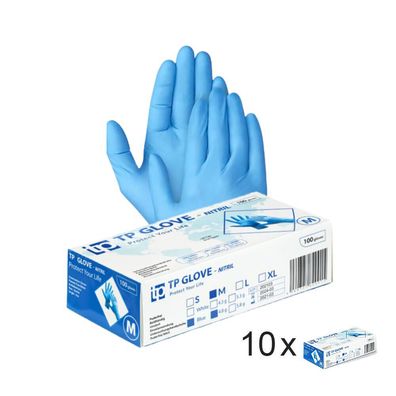 Gedikum 10x 100 Nitrilhandschuhe | Einweghandschuhe | Blau | S, M, L, XL