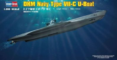 Hobby Boss 1:350 83505 German Navy Type VII-C U-Boat