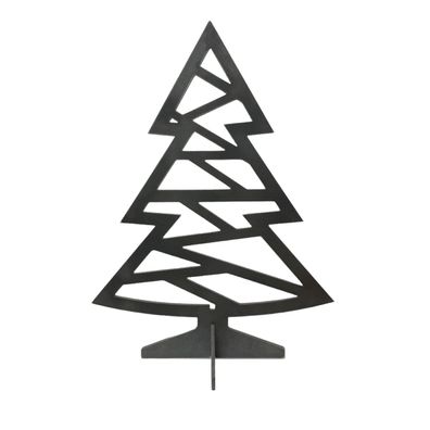 Weihnachtsbaum Metall für Innen und Außen Stahl 4mm Weihnachtsdeko 30x40cm