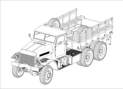 Hobby Boss 1:35 83801 US White 666 Cargo (Hard Top)