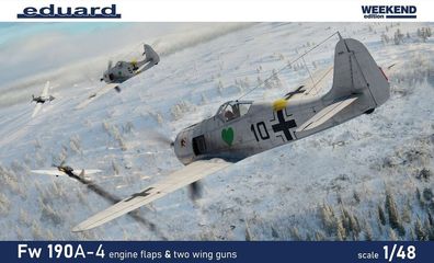 Eduard Plastic Kits 1:48 84117 Fw 190A-4 w/ engine flaps & 2-gun wings 1/48 Weekend e