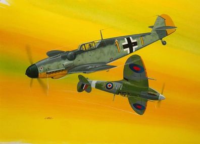 Revell 1:72 3710 Combat Set Bf109G-10 & Spitfire