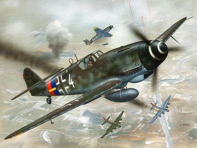 Revell 1:72 4160 Messerschmitt Bf 109 G-10