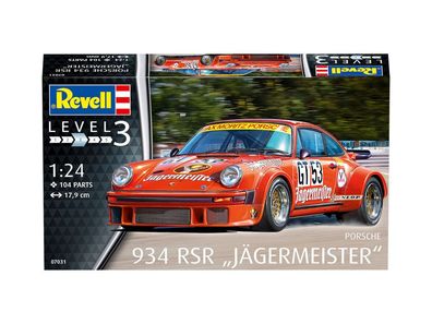 Revell 1:24 7031 Porsche 934 RSR Jägermeister