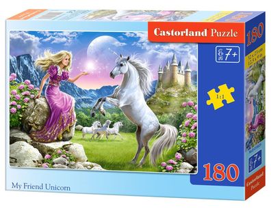 Castorland B-018024 My Friend Unicorn, Puzzle 180 Teile