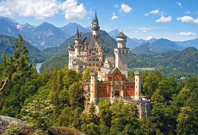 Castorland B-53544 View of the Neuschwanstein Castle, Germany, Puzzle 500 Teile