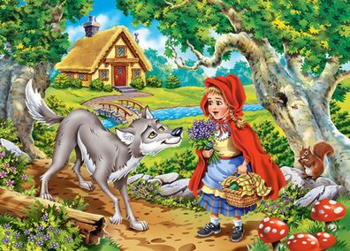 Castorland B-066117 Little Red Riding Hood, Puzzle 60 Teile