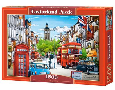 Castorland C-151271-2 London, Puzzle 1500 Teile