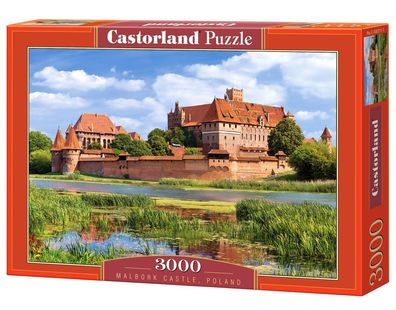 Castorland C-300211-2 Malbork Castle, Poland, Puzzle 3000 Teile