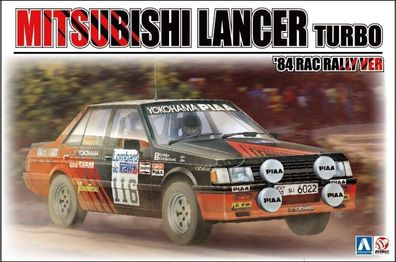 NUNU-BEEMAX 1:24 B24022 Mitsubishi Lancer Turbo '84 RAC Rally Ver.