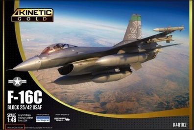 Kinetic 1:48 K48102 F-16C BLK 25 USAF