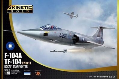 Kinetic 1:48 K48134 Taiwan F-104A / TF-104