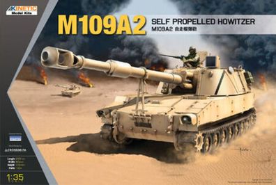 Kinetic 1:35 K61006 M109A2 with T-136 IND, LINK