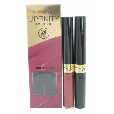 Max Factor Lipfinity Lip Colour 24 Hrs 108 Frivolous