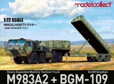 Modelcollect 1:72 UA72362 Heavy Expanded Mobility Tactical Truck M983A2 + BGM-109