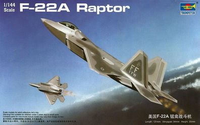 Trumpeter 1:144 1317 F-22A Raptor
