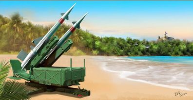 Trumpeter 1:35 2353 Soviet 5P71 Launcher with 5V27 Missile Pechora (SA-3B Goa) Rounds