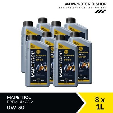 Mapetrol Premium A5 V 0W-30 8x1 Liter