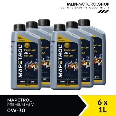 Mapetrol Premium A5 V 0W-30 6x1 Liter