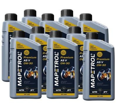 Mapetrol Premium A5 V 0W-30 10x1 Liter