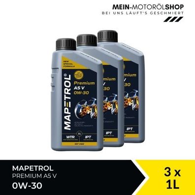 Mapetrol Premium A5 V 0W-30 3x1 Liter